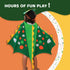 jackinthebox Dinosaur Toys for Kids 3-5,3-in-1 Dino Dress-Up Kit, Arts and Crafts for Boys and Girls, Dinosaur Costume, Great Gift for Kids Ages 3...