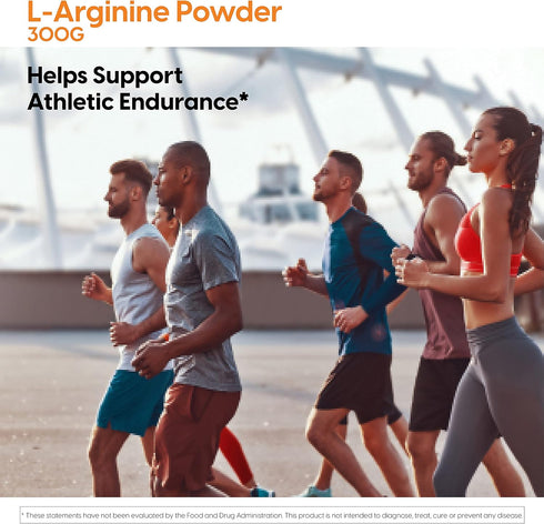 Doctor's Best L-arginine HCL Powder, non-gmo, vegan, Gluten Free, Soy Free, Helps Promote Muscle Growth, 300g...
