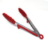 Norpro, Red 9-Inch Grip EZ Stainless and Nylon Tongs, 9 inch...