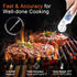 Digital Instant Read Meat Thermometer Digital for Grilling and Cooking - ANDAXIN Waterproof Ultra-Fast Thermometer with Backlight&Calibration&Fold...