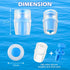 Enhon 4 Packs Bite Valve Replacement Sheath for Water Bladder, Compatible with Osprey Packs Hydraulics Reservoirs, Hydration Pack Bite Valve Silic...