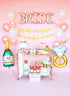 Bachelorette Party Decorations Kit | Bridal Shower Supplies | Bride to Be Sash, Ring Foil, Rose Balloons, Glitter Banner | Pop The Champagne She i...