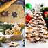 Six-pointed Stars Cookie Cutter Sandwich Cutters for Lunchbox Fruit Cutters Vegetable Cutters for Baking DIY X‘mas Birthday Party Decor, Pack of 5...