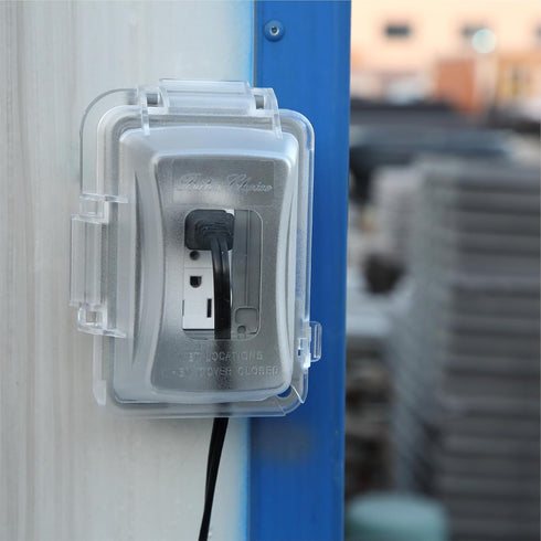 Bates- Weatherproof Electrical Outlet Cover, 1-Gang, Outdoor Outlet Cover Weatherproof, Outdoor Plug Cover, Outdoor Electrical Outlet Cover, Weath...