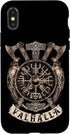 iPhone X/XS Viking Vegvisir Valhalla Norse Mythology Case...