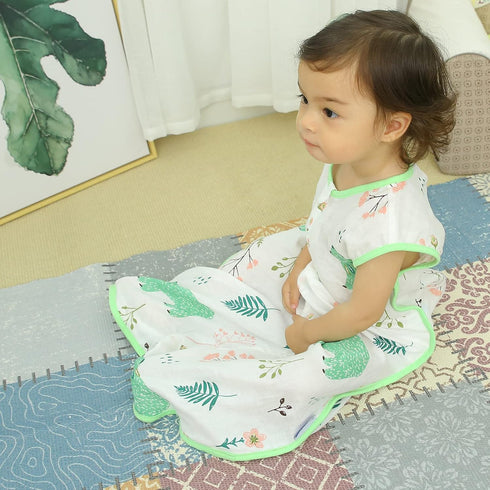Baby Sleeping Sack, Lightweight Muslin Cotton Soft Wearable Blanket, 12-24 Months Toddler, Summer Sleep Bag, Sleeveless, 0.5 Tog, Breathable, soft...