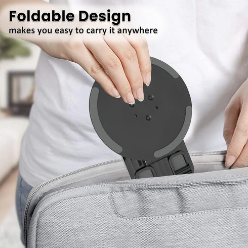 2PCS Cell Phone Stand, Adjustable Phone Holder 360° Rotation Fully Foldable Desktop Dock Compatible with iPhone 15 14 13 Pro Max Android Smartphon...