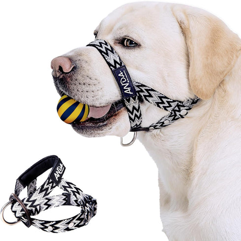 ANDA Gentle Leader Ultra-Light No-Pull Dog Headcollar: Adjustable, Breathable Comfort, Prevents Explosive Rushes, Ideal for Daily Use (Medium Size...