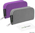 Eco-Fused Memory Card Case - Fits up to 22x SD, SDHC, Micro SD, Mini SD and 4X CF - Holder with 22 Slots (Purple & Grey / 22 Slots - 2 Pack)...