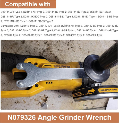 2 Pack N079326 Angle Grinder Wrench Replace Genuine Equipment for De-walt D28112, D28114, D28402, D28402B, D28402K, D28402N...