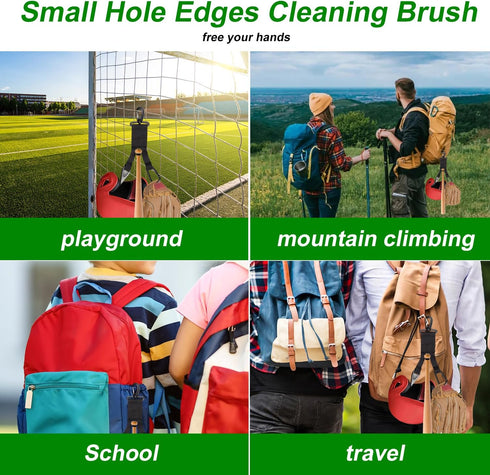 Baseball Softball Gear Hanger, 3 in 1 Dugout Organizer Baseball Accessory Hanger Bat and Glove Holder with Helmet Hook for Sports Equipment Badmin...