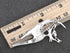 Alilang Silvery Tone Clear Crystal Colored Rhinestones Cat Kitten Cut Out Brooch Pin...