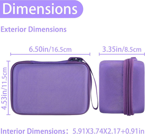 Aenllosi Hard Camera Case for Dylanto/Meetrye/Anchioo Kids Camera Instant Print,Camera Bag for Toddler Video Camera & 6PCS Print Camera Paper Refi...