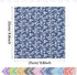 56Pcs 10"x10" Quilting Cotton Fabric Squares Sheets Pre-Cut Multi-Color No Repeat Design Printed Floral Craft Fabric for DIY Sewing Scrapbooking Q...