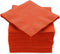 100 Pack Orange Beverage Napkins, Big Party Pack, 2 Ply, Ideal for Wedding, Party, Birthday, Dinner, Lunch, Cocktails. (5” x 5”) by Amcrate...