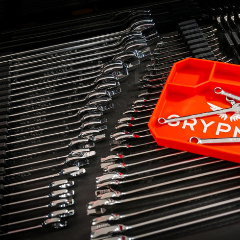 ToolBox Widget - Wrench Organizer for Tool Box, DIY Series, NON-MAGNETIC, Modular, Wrench Holder, Holds 12 Wrenches, Ideal for Wider-Width Handled...