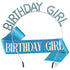 AOPRIE Birthday Girl Crown for Women with Sash Blue Happy Birthday Tiara for Women Headband Princess Crown Rhinestone Accessories...