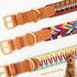 Mino Dog Collar Real Leather and Colorful Weaving Belt Made, Adjustable Buckle, Soft and Safety for Small Medium Large Dogs(Harris, Small) CG81029...