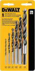 DEWALT Drill Bit Set, Brad Point, 6-Piece (DW1720) , Black...