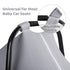 Elstey Muslin Baby Car Seat Cover, Breathable Carseat Canopy with Fully Zipper Opening, Universal Fit Infant Stroller Carrier Covers for Boys and ...
