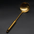 Stainless Steel Ladle Spoon Kitchen Turner - Big Soup Ladle Useful Cooking Utensil Tool - Soup Ladle-Gold...