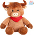 Houwsbaby 12" Highland Cow Stuffed Animal Scottish Highland Cow Plush Toys for Babies,Kids, Women Easter Valentine for Boys and Girls Women...