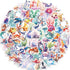 100PCS Ocean Stickers, Cute Sea Creature Aesthetic Decals Vinyl Waterproof Stickers for Water Bottle Laptop Luggage Helmet Skateboard Snowboard Gu...