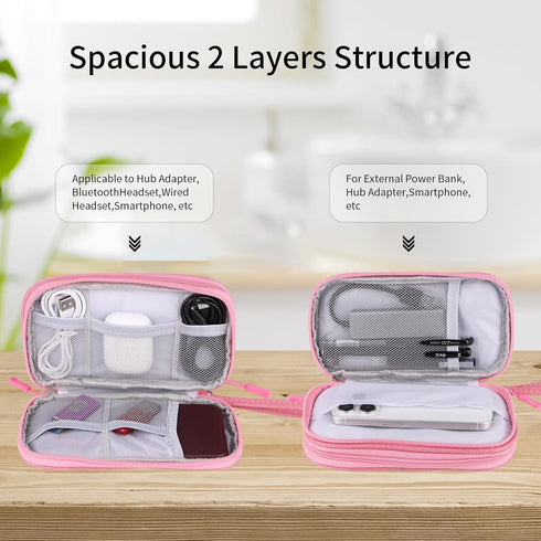 Travel Cable Organizer,Electronics Accessories Organizer Bag,Electronic Organizer Travel Universal Cable Organizer Electronics Accessories Bag for...