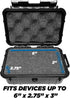 CASEMATIX 8" Waterproof Small Hard Case with Customizable Foam for Portable Electronics, Tools and Accessories - Hard Shell Small Plastic Case wit...