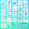 22 Pieces Baby Shower Stencils for Painting Cute Small Onesie Stencils Mixed Animal Stencils Baby Theme Painting Templates for Painting on Fabric ...