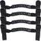 4 x Roll Bar Grab Handles Grip Handle for Jeep Wrangler YJ TJ JK JKU JL JLU Sports Sahara Freedom Rubicon X & Unlimited 1955-2024 2025 (Black)...