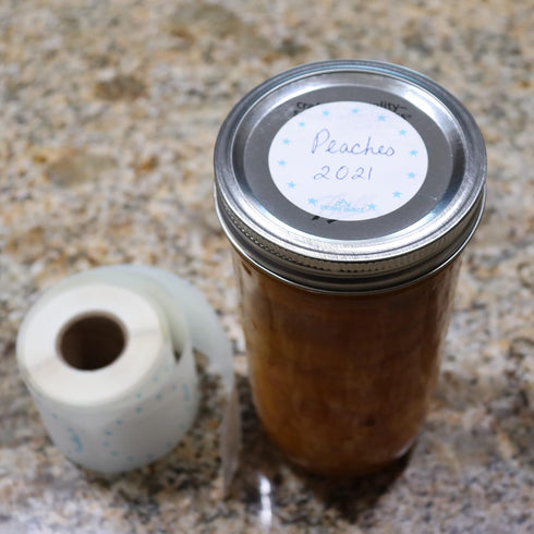 Dissolvable Food Labels for Canning, Pantry, Food Containers, and Mason Jar Food Prep Storage and Organization - Made in USA - Completely Washes A...