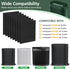 8 Pack HPA300 Carbon Pre Filter Compatible with Honeywell HPA300 Series Air Purifier, Precut Premium HRF-A300 Activated Carbon Filter Replacement ...