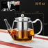 Glass Tea Pot with Infuser, Heat Resistance Borosilicate Glass Tea Kettle for Stovetop Safe, 30 FL OZ...