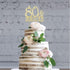 80 Cake Topper - Premium Gold Metal - 80 and Fabulous - 80th Birthday Party Sparkly Rhinestone Decoration Makes a Great Centerpiece - Now Protecte...