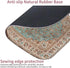 Seorsok Square Aesthetic Bohemian Vintage Mouse Pad,Office Home Mouse Mat Design,Waterproof Antique Ethnic Mouse pad,Non-Slip Rubber Base Computer...