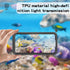 Clear Case for Samsung Galaxy S23 FE Case Waterproof Heavy Duty Full Body Protective with Built-in Screen Protector Dustproof Shockproof Phone Cas...