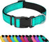 Reflective Dog Collar, Adjustable Soft Neoprene Padded Nylon Pet Collars with Buckle for Puppy and Small Dogs, Cats, Teal,XS...