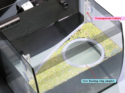 Aquarium Floating Plant Corral, As The Water Level Risers and Falls Automatically...