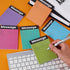 Phone Message Pad Telephone Message Sticky Notes 3.5 x 4.7 Inch Self Adhesive Message Book for Home Office School Supplies (Cute Color, 6 Pack)...