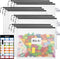 12pcs Mesh Zipper Pouch Bags, A4 Puzzle Bag for Organizing Storage Bag, File Bags for Office, Board Games and Home Supplies...