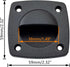 Black Nylon Flush Pull Recessed Sliding Door Handle Square Hatch Pull Handle,Yacht, Motorboat and Boat Cabin Accessories(2 Pcs)...