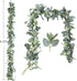 DearHouse 6.2 Feet Eucalyptus Garland Artificial Silk Eucalyptus Leaves Vines Handmade Garland Greenery Wedding Home Backdrop Arch Wall Decor...