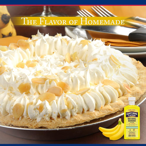 Happy Home Natural Banana Flavoring, Non-alcoholic, Certified Kosher, 7oz....
