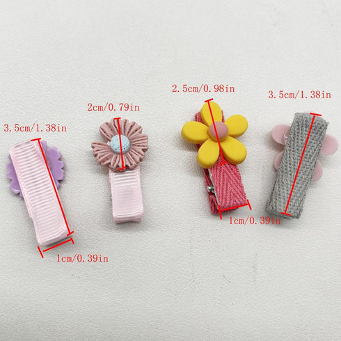 Pet Hair Clips Dog Hair Clips Flower Dogs Hair Bows Cute Puppy Dog Hair Multicolor Cat Hair Accessories Grooming Costumes Supplies for Cats Dog Pu...