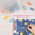 SGHUO 1 Pack 64 Grids Diamond Painting Tool Box Container Craft Storage with Adjustable Dividers for Beads, Art DIY, Crafts, Jewelry, Plastic Orga...