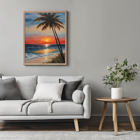 Posterizer 1 pcs- sunrise and sunset-landscape nature scene 9-Landscape & Nature Art-Floral Botanical Art- Decor for Home & Office- unframed wall ...