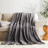 KMUSET Fleece Blanket Throw Size Dark Grey Lightweight Super Soft Cozy Fuzzy Bed Blankets Microfiber Factory Shop...