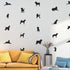 A Room with Dogs Wall Decals-Doggie Stickers for Kids Room Bedroom Nursery Playroom Décor...