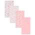 Buttons and Stitches Cudlie 4 Pack Receiving Blankets, Soft Receiving Blankets for Baby Boy and Baby Girl...